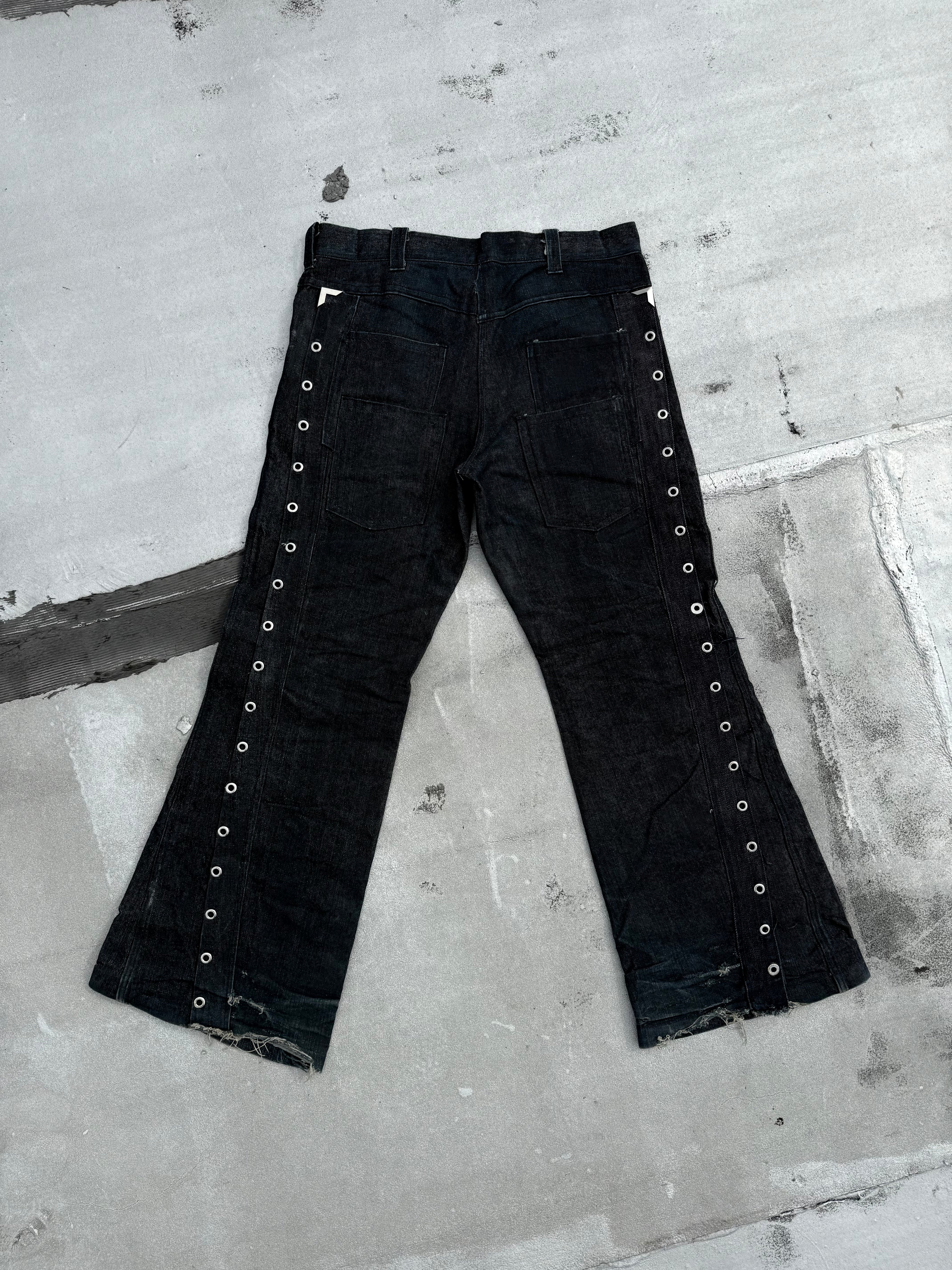 Lace Waxed Denim