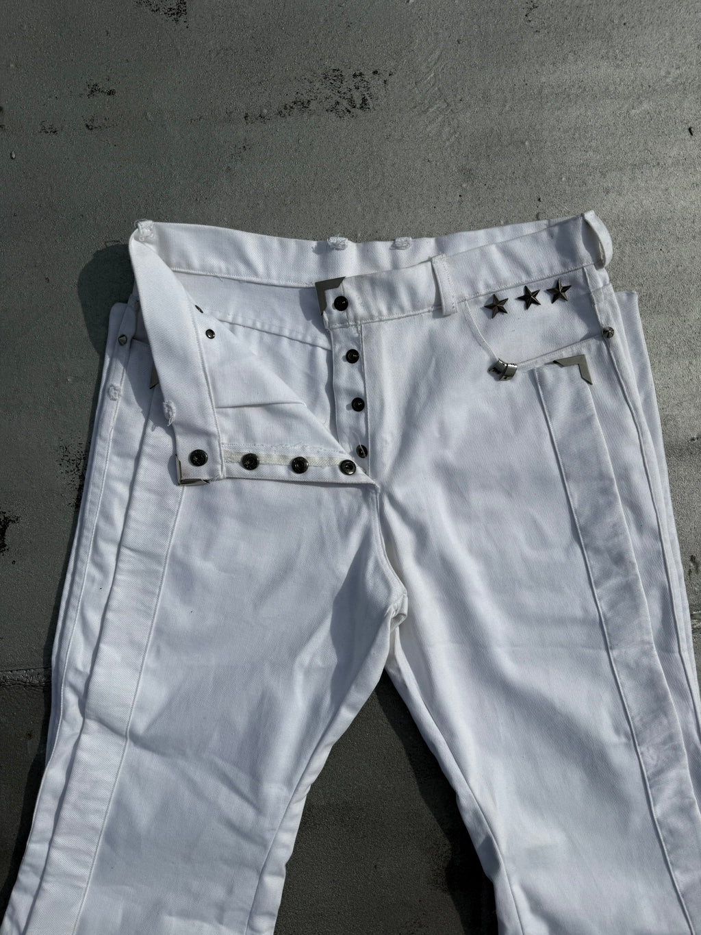 Blanco Lace Denim