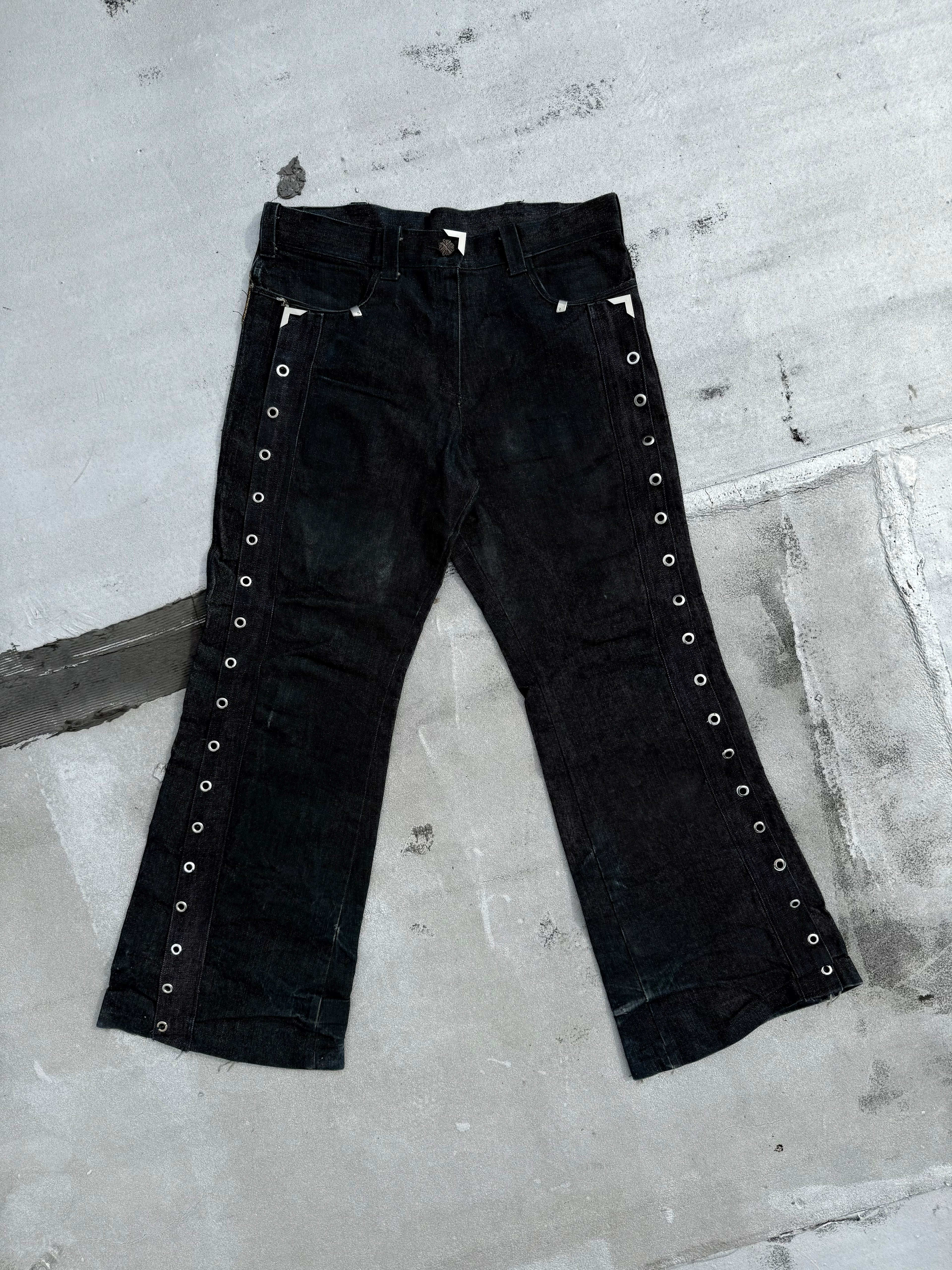 Lace Waxed Denim