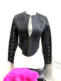 Lace Waxed Denim Jacket
